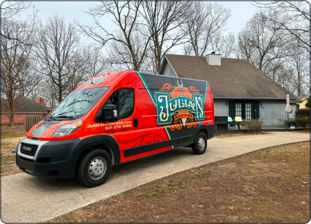 Julian Heat & Air work van